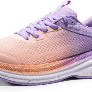Running Walking Tennis Shoes fe Comfortable Cushioning Non-Slip Breathable Athletic Gym Workout Cross Trainer Jogging Sneakers