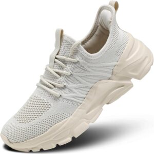 Running Shoes Slip-on Walking Tennis Sneakers Lightweight Breathable Casual Soft Sole Mesh Workout Sports Shoes